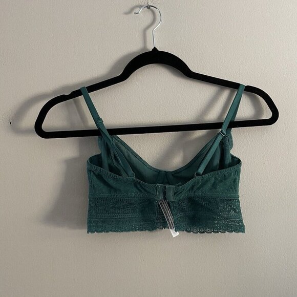 Intimately Free People Women 32C Green Get Off My Cloud Longline Underwire Bra - Picture 9 of 10